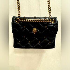 Kurt Geiger Mini Kensington Black Leather Crossbody